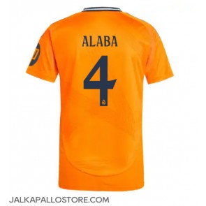 Real Madrid David Alaba #4 Vieraspaita 2024-25 Lyhythihainen